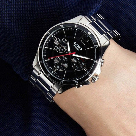 Orologio-Da-Polso-Casio-Mtp-1374d-1avdf-Analogico-Uomo-Acciaio