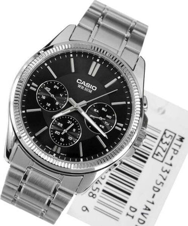 Orologio-Da-Polso-Casio-Mtp-1375d-1avdf-Analogico-Uomo-Acciaio
