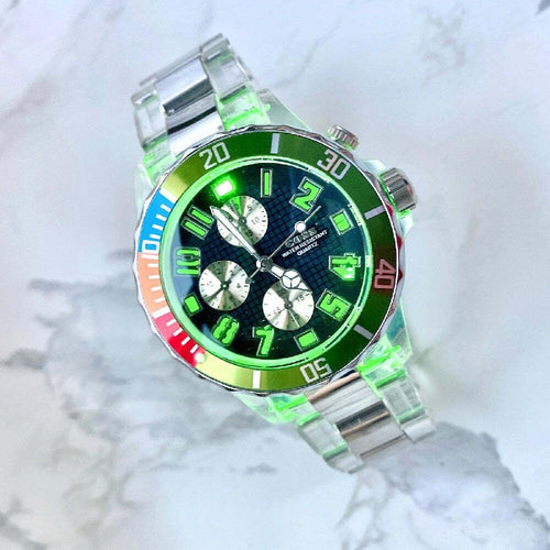 Orologio Da Polso Coss Uomo Analogico Quarzo Luminoso Silver Verde Quadrante Blu Moda/Uomo/Orologi/Orologi da polso Trade Shop italia - Napoli, Commerciovirtuoso.it