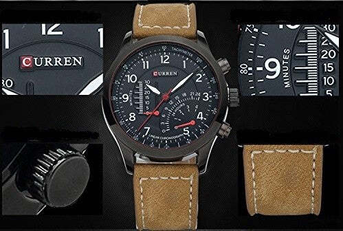 OROLOGIO DA POLSO CURREN BUSINESS PELLE IMPERMEABILE OROLOGIO AL QUARZO SPORT Moda/Uomo/Orologi/Orologi da polso Trade Shop italia - Napoli, Commerciovirtuoso.it