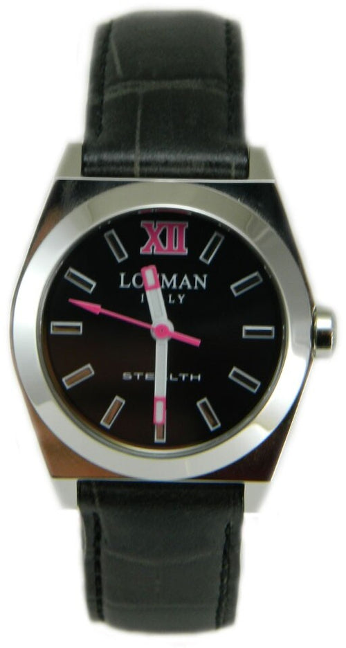Locman  orologio donna solo tempo Stealth Lady nero fucsia