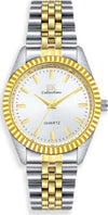 Orologio-Da-Polso-Ik-Collection-Silver-Dorato-Analogico-Quarzo-Quadrante-Silver