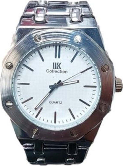 Orologio Da Polso Ik Collection Uomo Analogico Al Quarzo Silver Quadrante Bianco Moda/Uomo/Orologi/Orologi da polso Trade Shop italia - Napoli, Commerciovirtuoso.it
