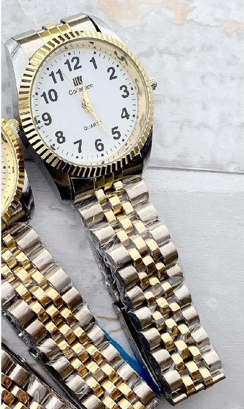 Orologio Da Polso Ik Collection Uomo Analogico Quarzo Dorato Silver Fondo Bianco Moda/Uomo/Orologi/Orologi da polso Trade Shop italia - Napoli, Commerciovirtuoso.it