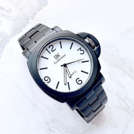 Orologio Da Polso Ik Collection Uomo Analogico Quarzo Grande Nero Fondo Bianco Moda/Uomo/Orologi/Orologi da polso Trade Shop italia - Napoli, Commerciovirtuoso.it