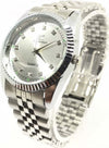 Orologio-Da-Polso-Ik-Collection-Uomo-Donna-Analogico-Quarzo-Silver-Fondo-Silver