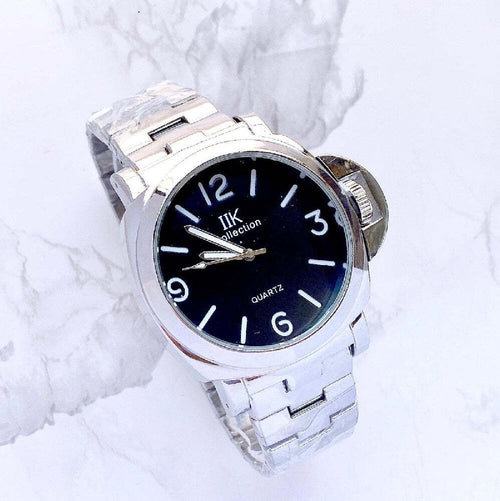 Orologio Da Polso Ik Collection Uomo Quarzo Grande Analogico Silver Fondo Nero Moda/Uomo/Orologi/Orologi da polso Trade Shop italia - Napoli, Commerciovirtuoso.it