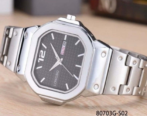 Orologio Da Polso Longbo 80703g Uomo Quarzo Data Analogico Acciaio Silver Nero Abbigliamento e Accessori > Orologi e gioielli > Orologi Uomo Trade Shop italia - Napoli, Commerciovirtuoso.it
