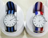 Orologio da polso moda estate unisex cinturino stoffa strisce uomo donna trendy Moda/Uomo/Orologi/Orologi da polso Trade Shop italia - Napoli, Commerciovirtuoso.it