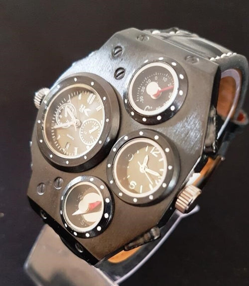 Orologio Da Polso Nero Uomo Analogico Quarzo Moderno Fashion Alla Moda Moda/Uomo/Orologi/Orologi da polso Trade Shop italia - Napoli, Commerciovirtuoso.it