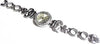 Orologio-Da-Polso-Per-Donna-Con-Quadrante-Strass-Taglio-Swarovski-Silver-Argento