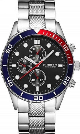 OROLOGIO ARGENTO IN ACCIAIO AL QUARZO UOMINI CURREN MARCHIO DI LUSSO 8028 Moda/Uomo/Orologi/Orologi da polso Trade Shop italia - Napoli, Commerciovirtuoso.it