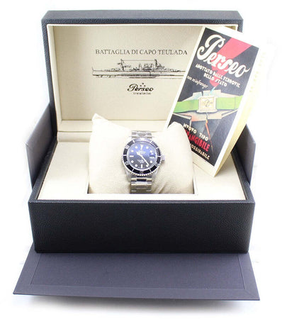 Orologio uomo automatico sub Perseo "Battaglia di Capo Teulada" verde