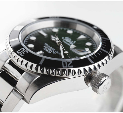 Orologio uomo automatico sub Perseo "Battaglia di Capo Teulada" verde