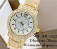Orologio Da Polso Sousou 6422 Quarzo Brillantini Analogico Dorato Fondo Bianco Moda/Donna/Orologi/Orologi da polso Trade Shop italia - Napoli, Commerciovirtuoso.it