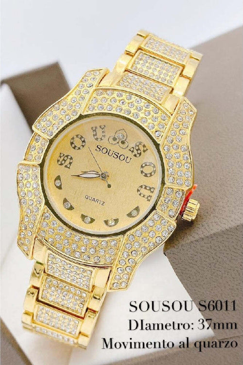 Orologio Da Polso Sousou S6011 Quarzo Acciaio Moda Brillantini Dorato Fondo Oro Abbigliamento e Accessori > Orologi e gioielli > Orologi Donna Trade Shop italia - Napoli, Commerciovirtuoso.it