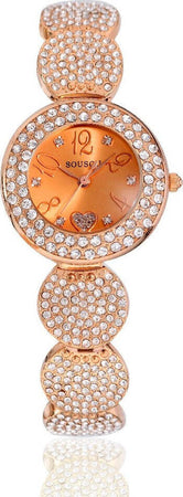Orologio Da Polso Sousou S6097 Donna Movimento Quarzo Cuore Brillantini Oro Rosa Moda/Donna/Orologi/Orologi da polso Trade Shop italia - Napoli, Commerciovirtuoso.it