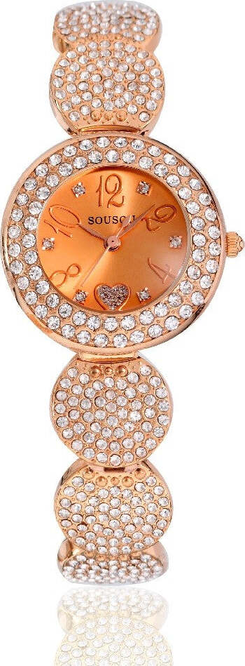 Orologio Da Polso Sousou S6097 Donna Movimento Quarzo Cuore Brillantini Oro Rosa Moda/Donna/Orologi/Orologi da polso Trade Shop italia - Napoli, Commerciovirtuoso.it