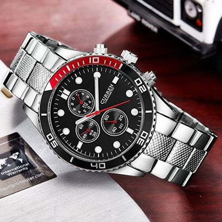 OROLOGIO DA POLSO UOMO AL QUARZO CON DATA QUADRANTE NERO CURREN 8028 ANALOGICO Moda/Uomo/Orologi/Orologi da polso Trade Shop italia - Napoli, Commerciovirtuoso.it