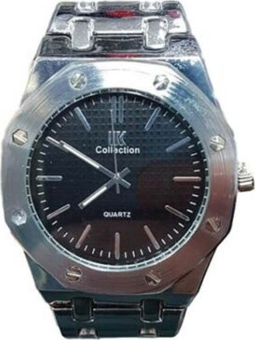Orologio Da Polso Uomo Analogico Ik Collection Al Quarzo Silver Quadrante Nero Moda/Uomo/Orologi/Orologi da polso Trade Shop italia - Napoli, Commerciovirtuoso.it