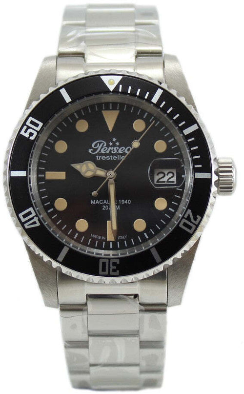 Orologio uomo automatico in acciaio Perseo Trestelle Macallè