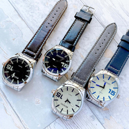 Orologio Da Polso Uomo Benchi Cinturino Pelle Cassa Silver Quarzo Analogico 1004 Abbigliamento e Accessori > Orologi e gioielli > Orologi Uomo Trade Shop italia - Napoli, Commerciovirtuoso.it