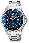 Orologio Da Polso Uomo Casio Mtd-1053d-2aves in Acciaio Inossidabile Chiusura One-Touch a 3 Pieghe