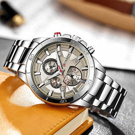 CURREN 8275 OROLOGIO DA POLSO SPORTIVO ANALOGICO OROLOGI D'ACCIAIO DI LUSSO Moda/Uomo/Orologi/Orologi da polso Trade Shop italia - Napoli, Commerciovirtuoso.it
