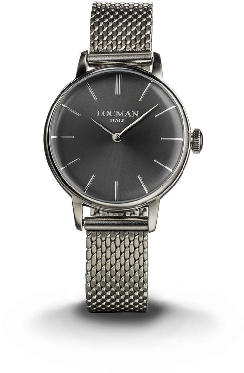 Locman 1960 lady  orologio donna solo tempo acciaio