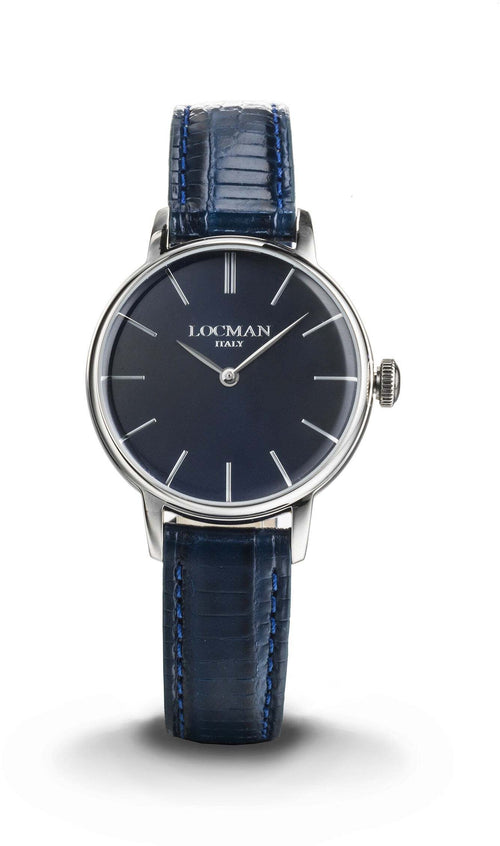 Locman 1960 lady  orologio donna solo tempo blu