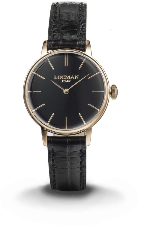 Locman 1960 lady  orologio donna solo tempo nero