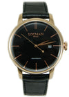 Locman 1960 orologio automatico solo tempo classico nero