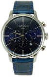 Locman 1960 orologio uomo cronografo classico blu