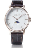 Locman 1960 orologio uomo fasi lunari classico cassa PVD rosa