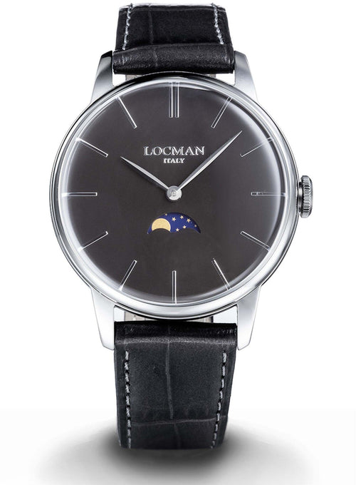 Locman 1960 orologio uomo fasi lunari classico