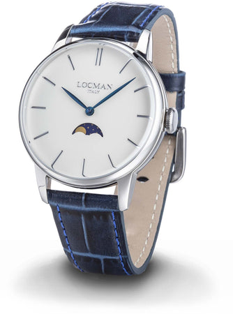 Locman 1960 orologio uomo fasi lunari classico