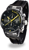 Locman Montecristo orologio cronografo al quarzo nero giallo