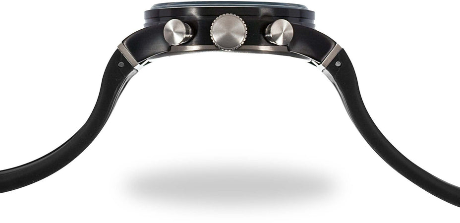 Locman Montecristo orologio cronografo al quarzo nero giallo