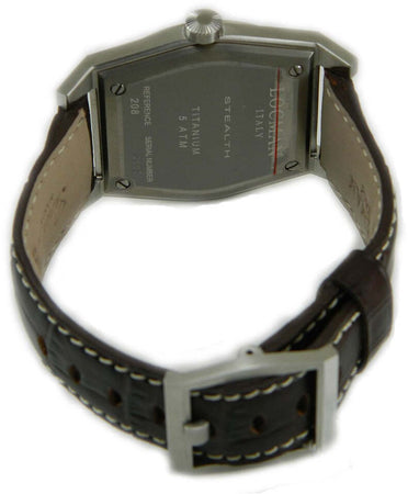 Locman orologio solo tempo Stealth marrone