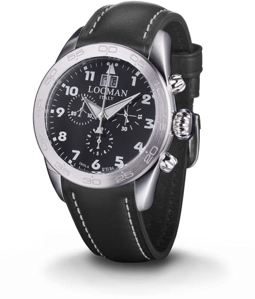 Locman  orologio uomo cronografo Isola D'Elba nero