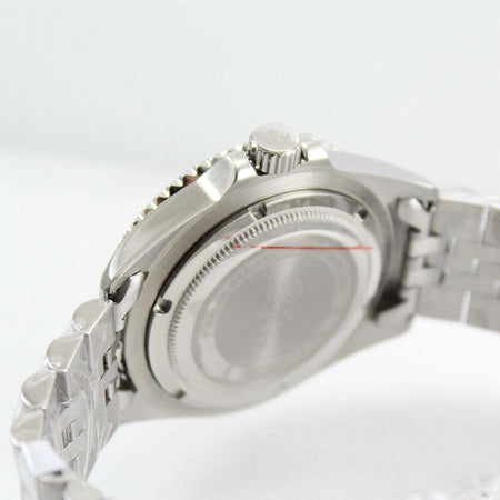 Orologio uomo Perseo GMT in acciaio quadrante nero W.R 100 MT