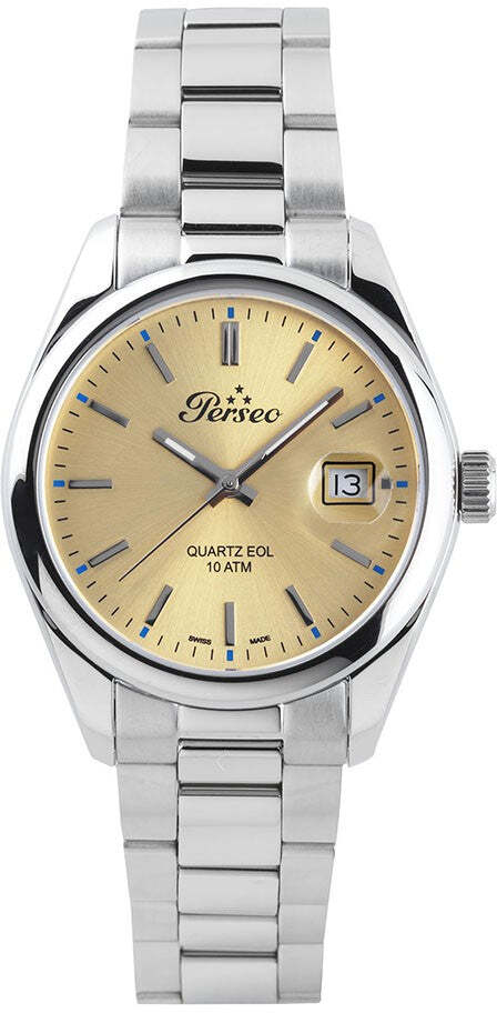 Orologio uomo Perseo Moderno quadrante champagne stile retrò 10 ATM