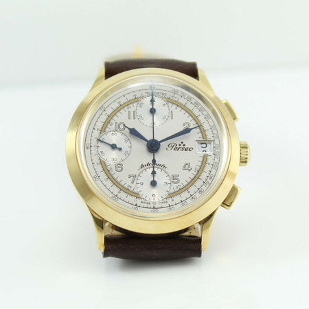 Orologio Perseo uomo cassa in oro giallo con movimento automatico Valjoux ETA 7750