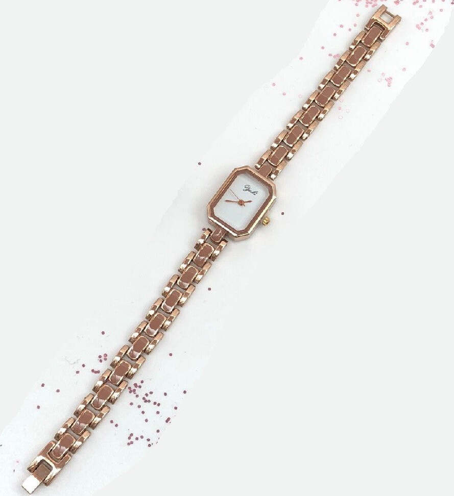 Orologio Da Polso Yaki Donna Analogico Quarzo Acciaio Moda Oro