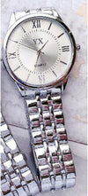 Orologio Da Polso Yx Uomo Analogico Quarzo Elegante Acciaio Silver Fondo Silver Moda/Uomo/Orologi/Orologi da polso Trade Shop italia - Napoli, Commerciovirtuoso.it