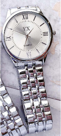 Orologio Da Polso Yx Uomo Analogico Quarzo Elegante Acciaio Silver Fondo Silver Moda/Uomo/Orologi/Orologi da polso Trade Shop italia - Napoli, Commerciovirtuoso.it