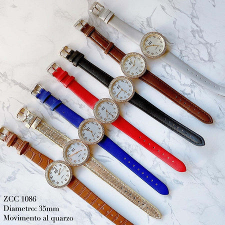 Orologio Da Polso Zcc 1086 Donna Quarzo Analogico Fashion Moda Pelle Brillantini Abbigliamento e Accessori > Orologi e gioielli > Orologi Donna Trade Shop italia - Napoli, Commerciovirtuoso.it