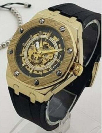 Orologio Da Polso Zcc 4407 Uomo Automatico Elegante Casual Dorato Nero Moda/Uomo/Orologi/Orologi da polso Trade Shop italia - Napoli, Commerciovirtuoso.it