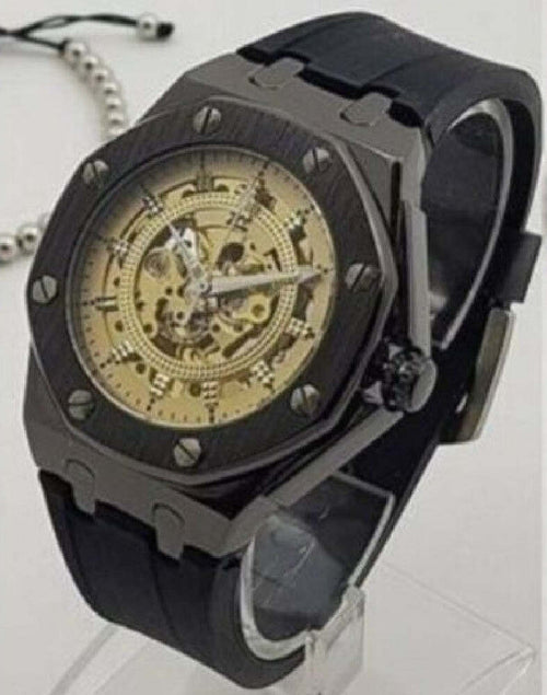 Orologio Da Polso Zcc 4407 Uomo Automatico Elegante Casual Nero Dorato Moda/Uomo/Orologi/Orologi da polso Trade Shop italia - Napoli, Commerciovirtuoso.it