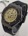 Orologio-Da-Polso-Zcc-4407-Uomo-Automatico-Elegante-Casual-Nero-Dorato